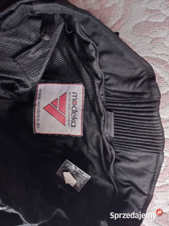 MODEKA spodnie motobike materialowe ochraniacze