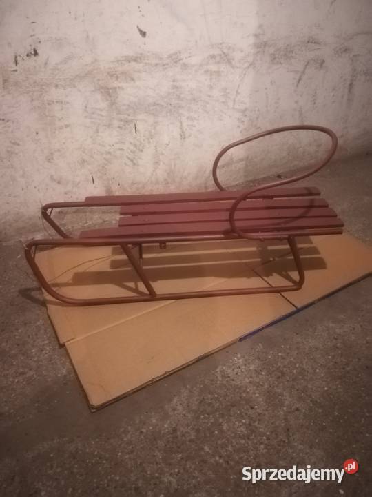 Sanki metalowe z oparciem sprzedamMozliwa sprzedam
