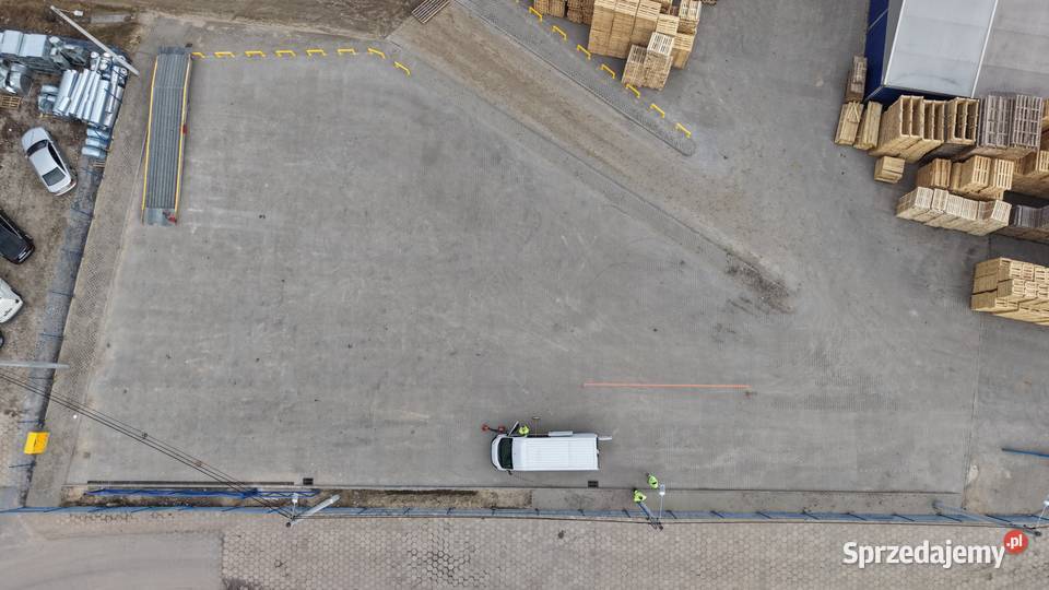 Malowanie parkingów oznakowanie poziome sklepów Gdańsk