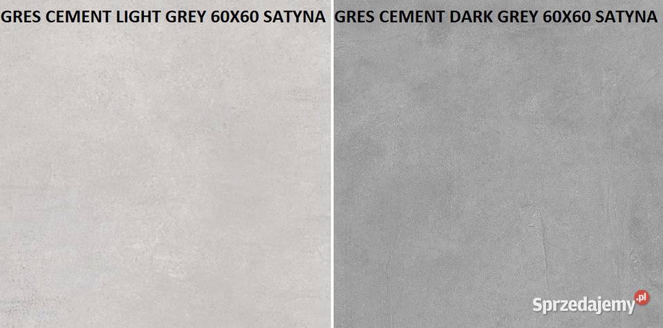 gres 6060 cement light dark gat1 Gorzów Wielkopolski