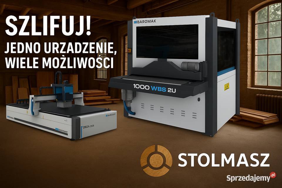 Kalibrowana Szlifierka Szerokotaśmowa MOSTRO Produkcja Radomsko
