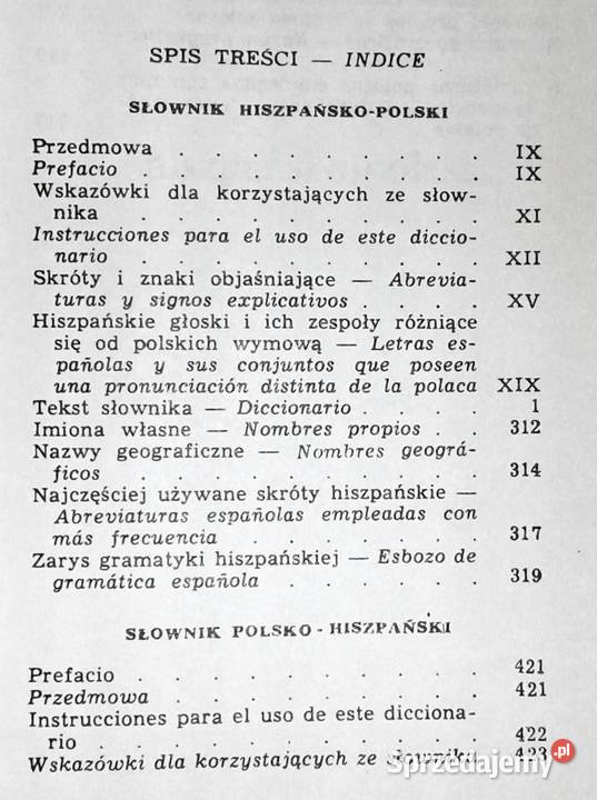 Słownik hiszpańskopolski polskohiszpański Chełm sprzedam