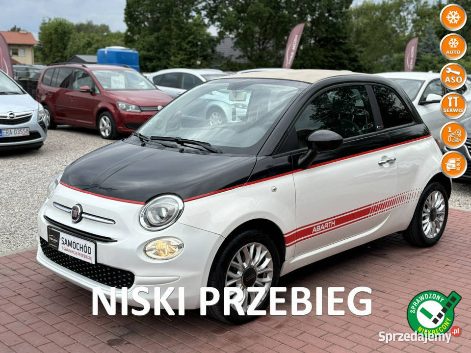 Fiat 500 500e Cabrio Niski Przebieg Gwarancja bluetooth mazowieckie Sade Budy sprzedam
