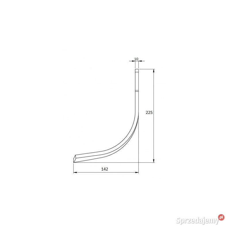 Nożyk Maschio 80x10 LEWYM74100436 oryginał Kamionna sprzedam