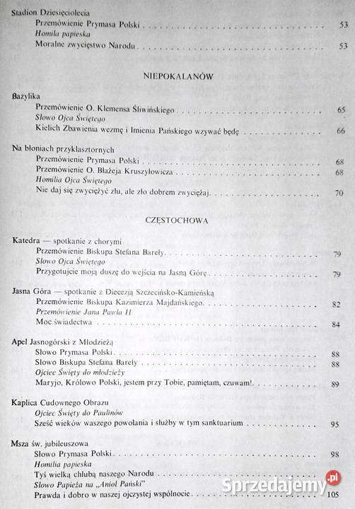 Wytrwajcie w miłość Druga pielgrzymka Jana Pawła