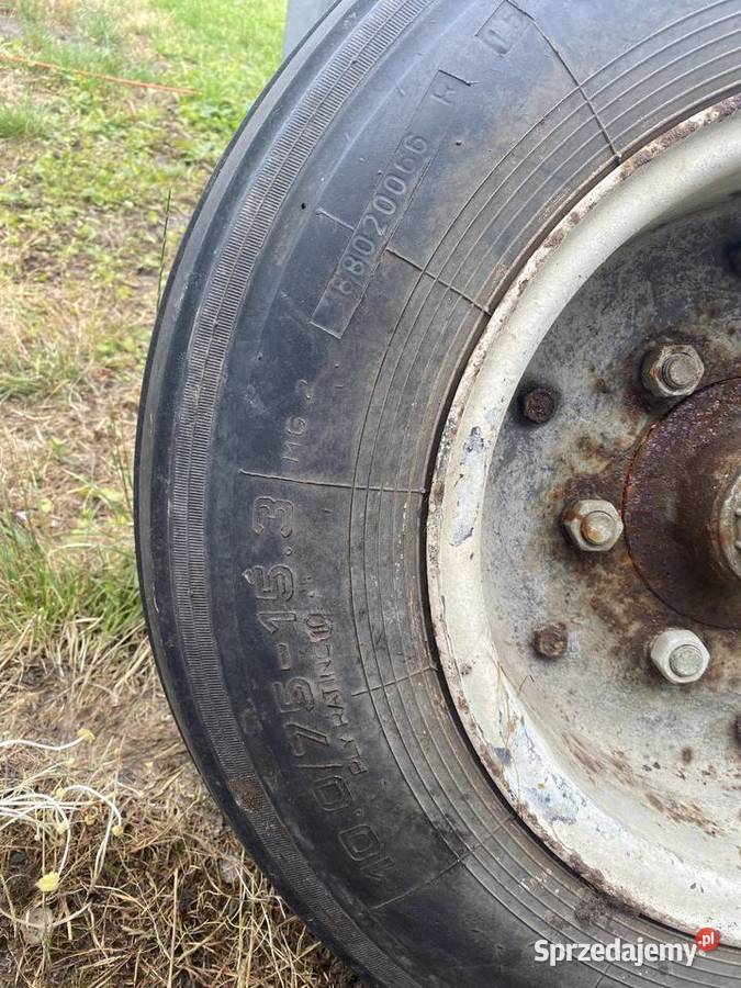 Koło do przyczepy rolniczej 38565 R225 z piastą Grójec