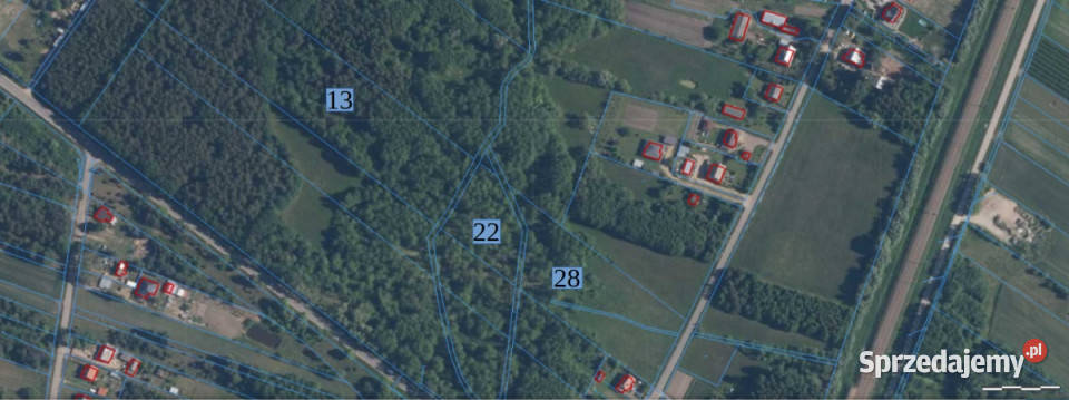 Okazja Działki rolnoleśne o powierzchni 3 ha asfalt Nasielsk