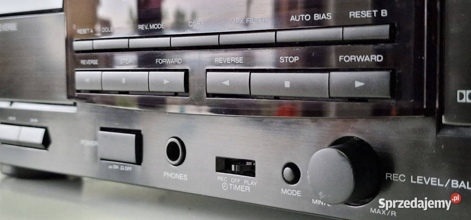 Kenwood magnetofon dwukasetowy KX W 4080 KXW4080 Międzychód