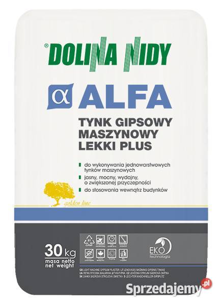 Tynk gipsowy Alfa Dolina Nidy lekki 30 Czechowice-Dziedzice