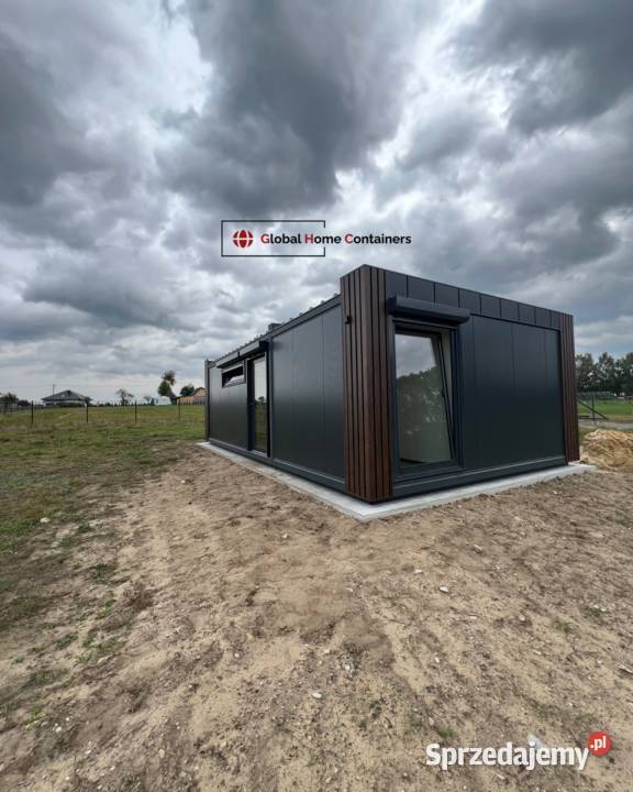 Kontener pawilon modułowy L dom prefabrykowany 33m2