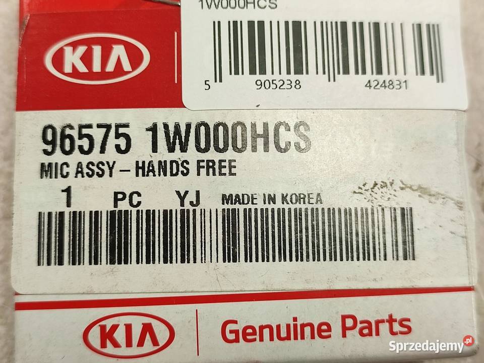 MIKROFON HANDSFREE KIA RIO AT EX LX SX 20122015 osobowe