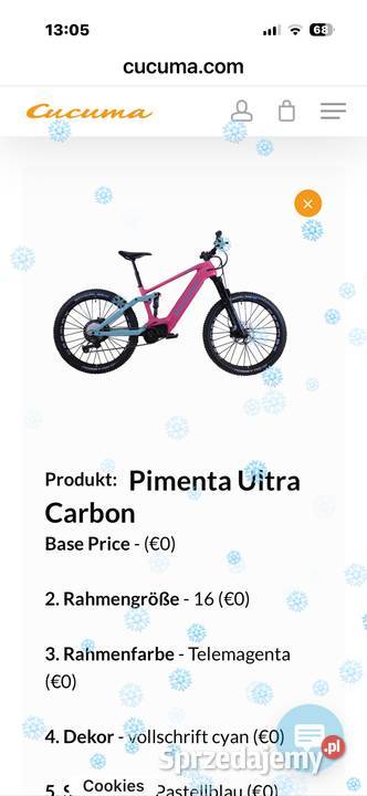 60 Cucuma Pimenta Ultra Carbon Full nowy rower Nakło Śląskie