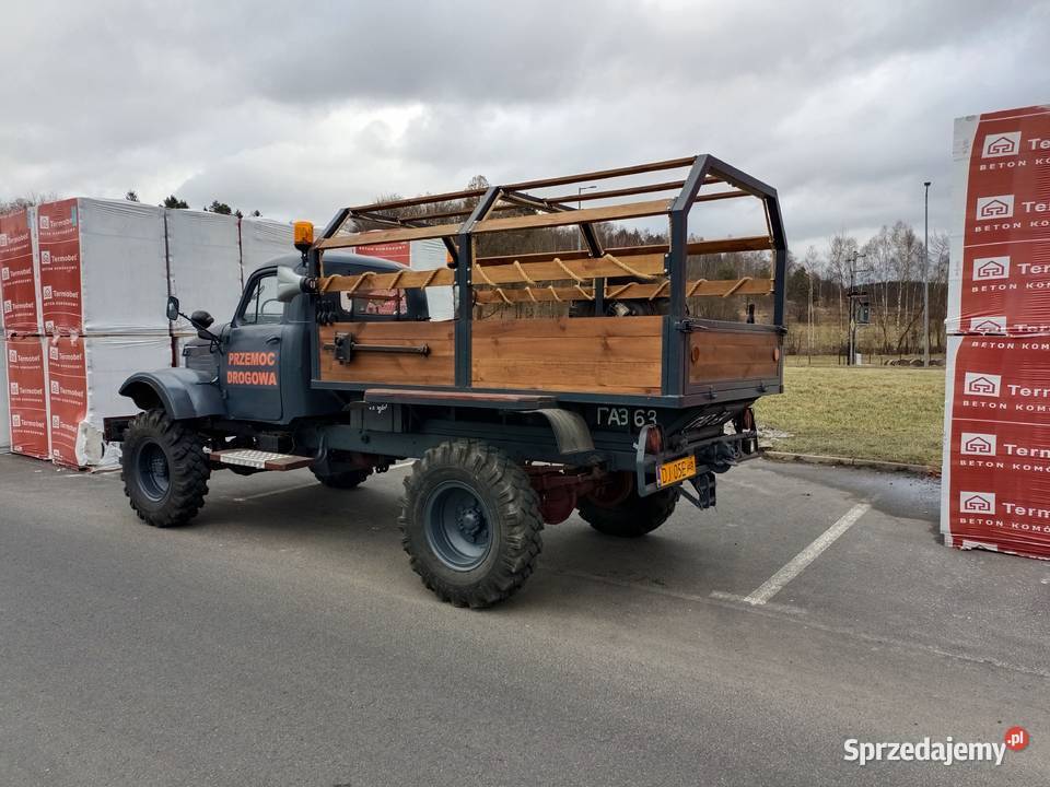 GAZ 63 1961r zabytek zabytkowy 4x4 4wd dodge serwisowany w ASO Pasiecznik