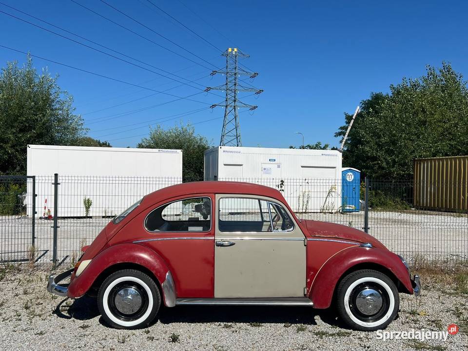 VW Garbus 1300 Ruby Red 1966 Wrocław