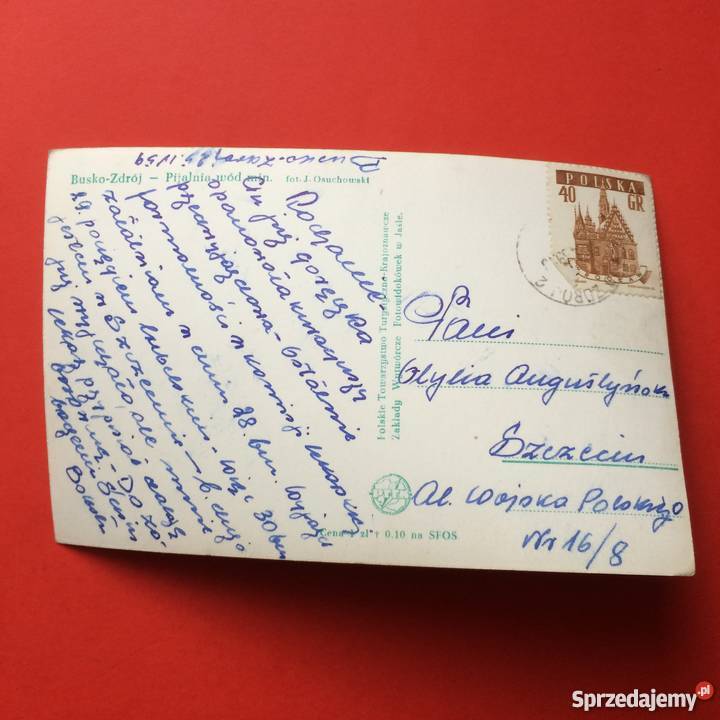 981 Widokówka BuskoZdrój Szczecin