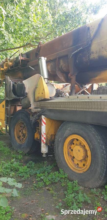 Uszkodzony dźwig terenowy samojezdy Demag AC 120 warmińsko-mazurskie Dobre Miasto