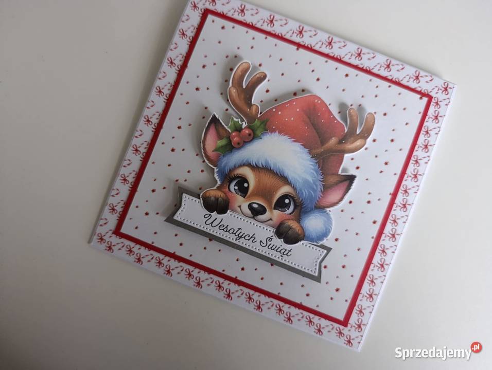Kartka Świąteczna Boże narodzenie ręcznie łódzkie Łódź