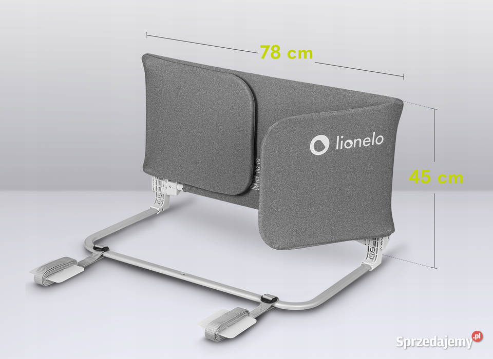 Barierka bramka do łóżka TORBA 150 Lionelo Lora Baranowo