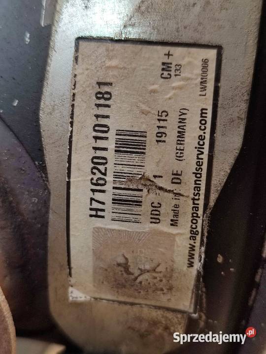 Tłumik wydech Fendt 716 Vario H716201101300 Pozostałe Pozostałe wielkopolskie Wilkowo
