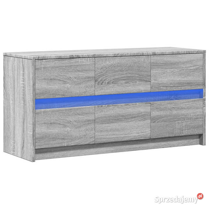 Szafka pod TV z LED szary dąb sonoma 100x34x50 Warszawa