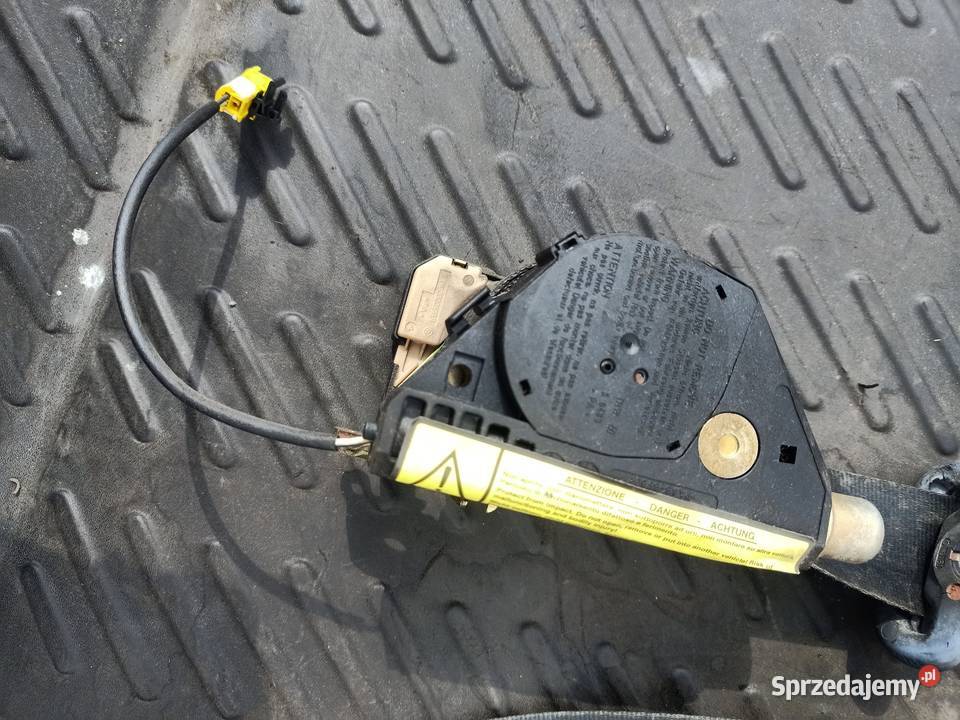 Pas bezpieczeństwa napinacz lewy przód Fiat Szczecin