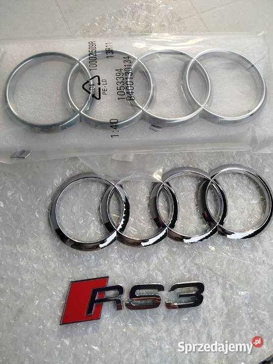 Emblematy Audi RS3 nowe sprzedam