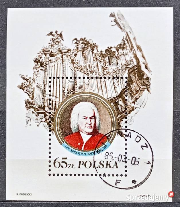 Znaczki polskie 1985 kasowane Leźnica Wielka-Osiedle