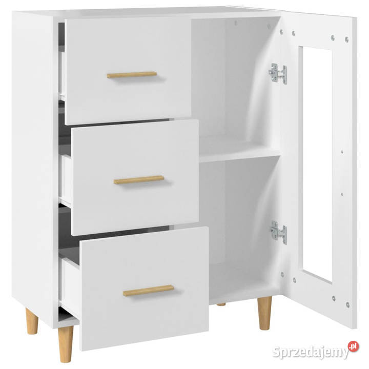 Szafka biała 695x34x90 materiał drewnopochodny