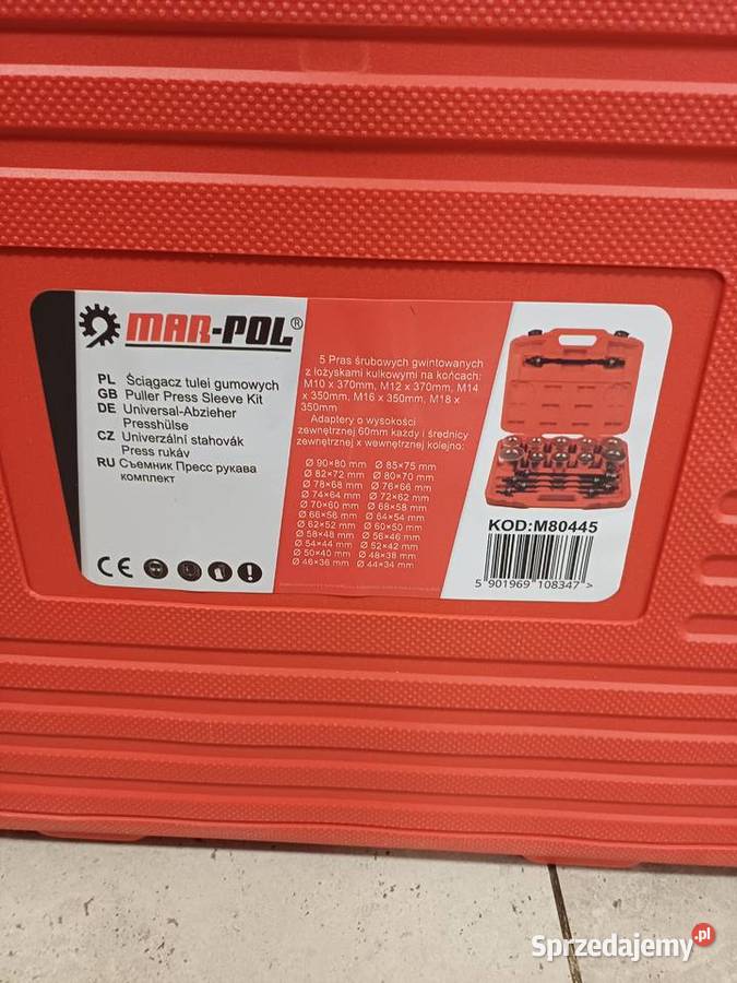 Ściągacz tulei gumowych Sanok