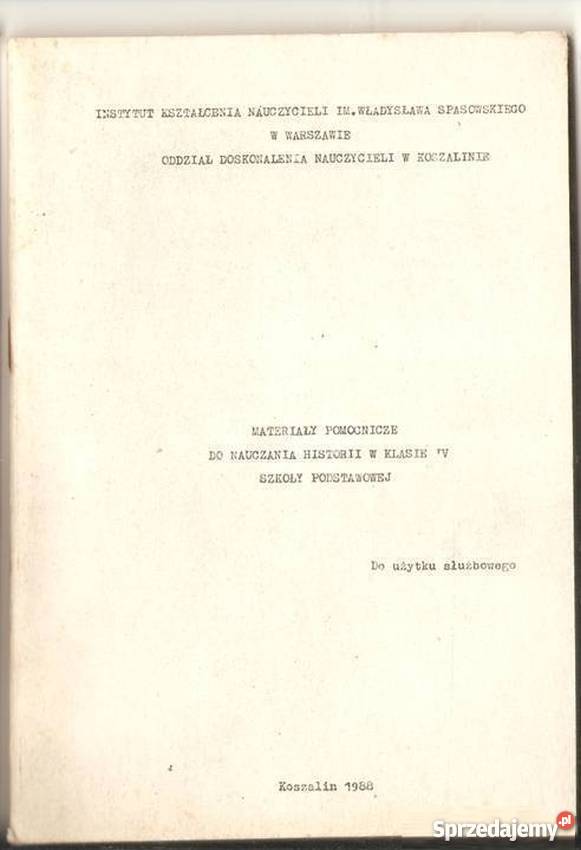 MATERIAŁY POMOCNICZE DO NAUCZANIA HISTORIA KLASA materiały dla nauczyciela Podręczniki Grudziądz