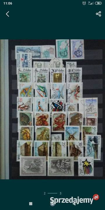 Znaczki polskie 1983 kasowane Bolesławiec