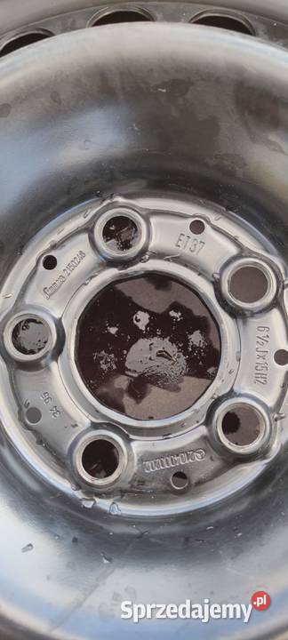 Nowe oryginalne koło zapasowe 19565 R15 mercedes Samochodowe mazowieckie sprzedam
