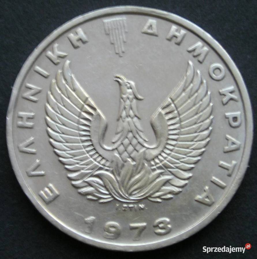 GRECJA 20 DRACHM 1973 Łódź sprzedam