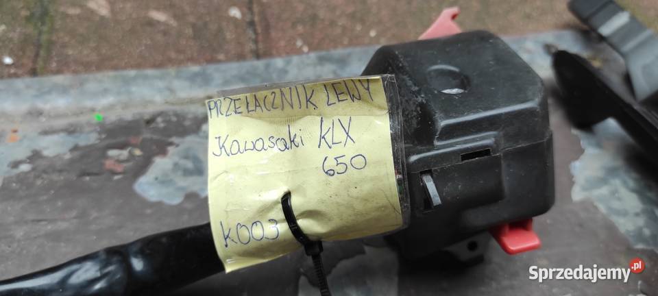 Kawasaki KLX 650 C przełącznik lewy kompletny Warszawa