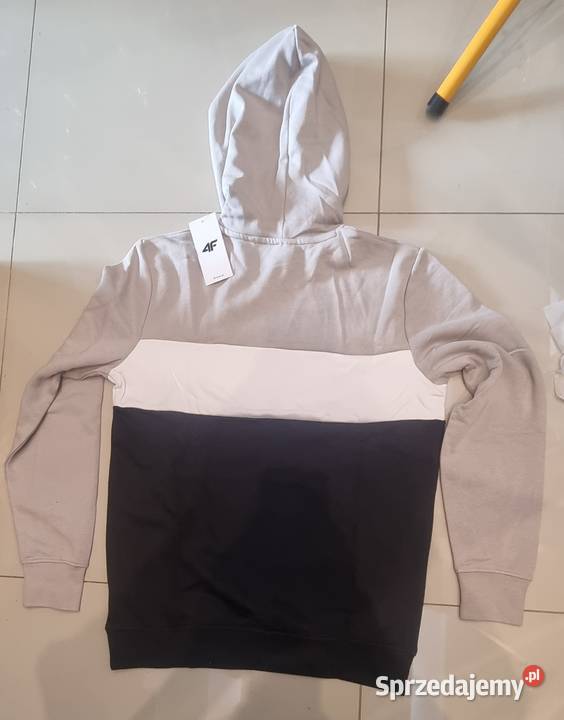 Nowa Bluza dresowa 4F z kapturem męska Odzież codzienna