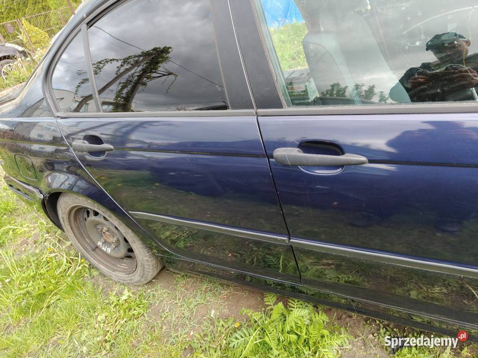 Bmw e46 sedan drzwi tylne prawe bez rdzy łódzkie Aleksandrów Łódzki