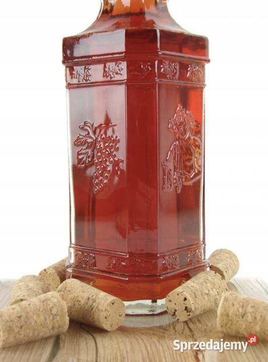 Karafka na wino nalewkę winogrono 750ml Branice