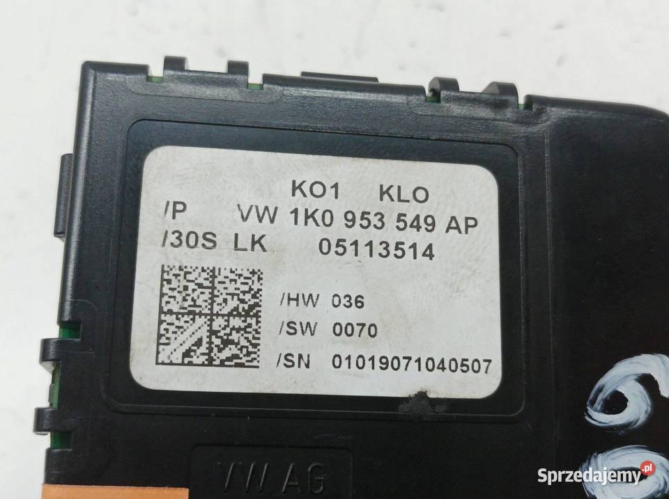 CZUJNIK SENSOR KĄTA SKRĘTU 1K0953549AP osobowe