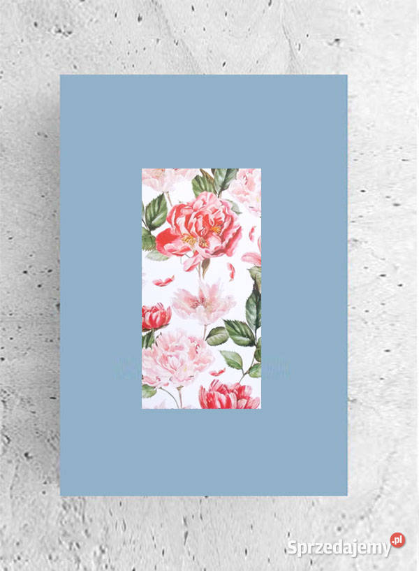 vintage obrazek z kwiatkami retro plakat A4 Dekoracje i ozdoby zachodniopomorskie