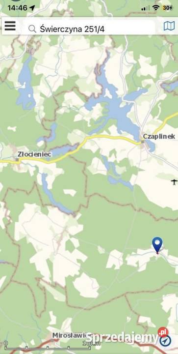 Działka z możliwością zabudowy Świerczyna sprzedam