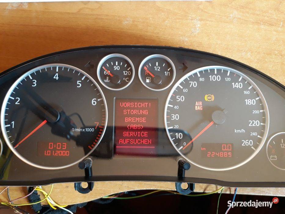Licznik Audi A6 C5 lift wiązka manetka ZESTAW Markuszów sprzedam