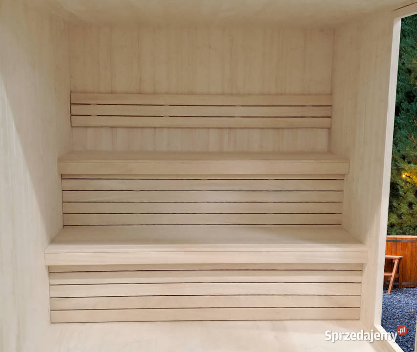 SAUNA ogrodowa KWADRATOWA Domek 230x230 OKNO Nowy Targ