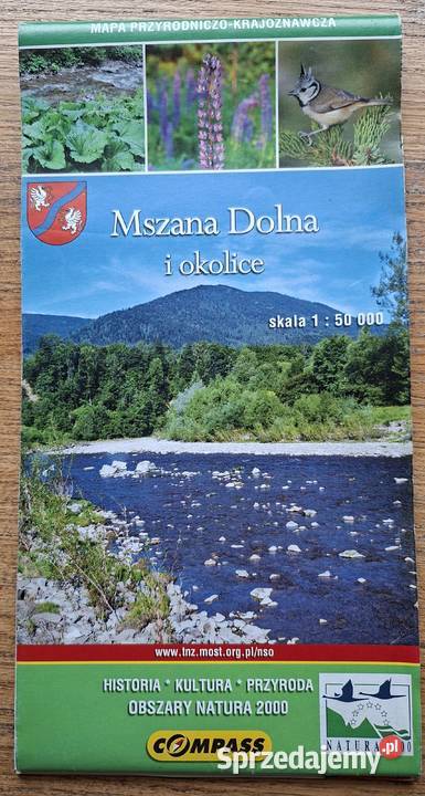 Mszana Dolna i 1 50 000 mapa Compass