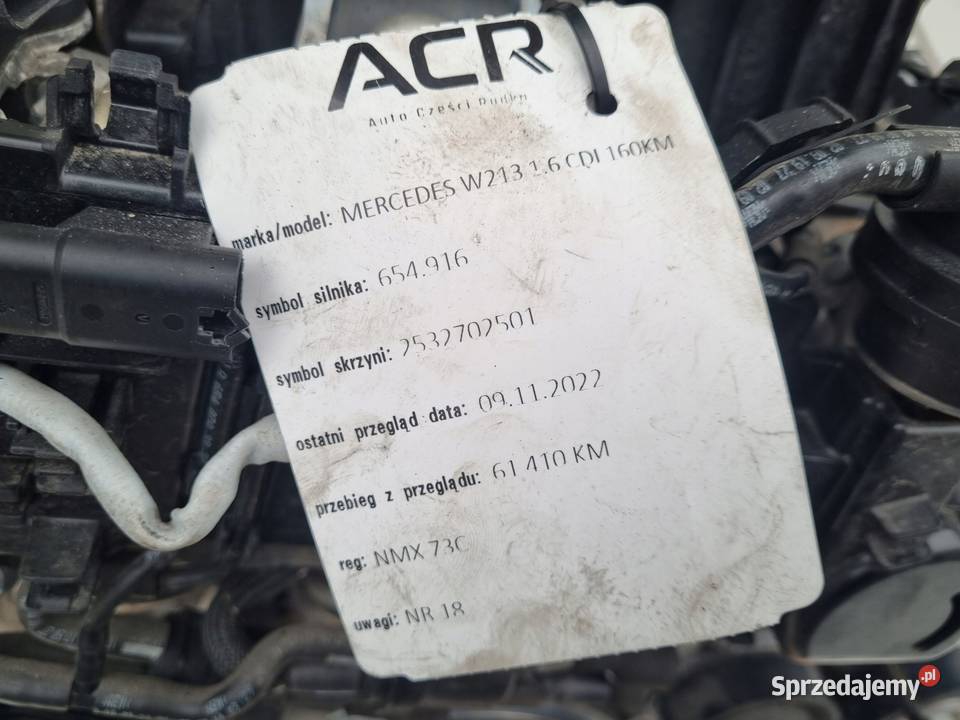 SILNIK Mercedes C205 W205 A205 16 CDI 160 sprzedam