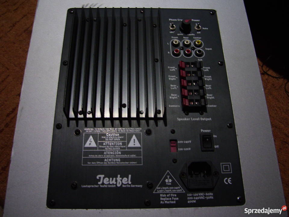 Subwoofer aktywny Teufel Concept E Magnum 400W Zadzim
