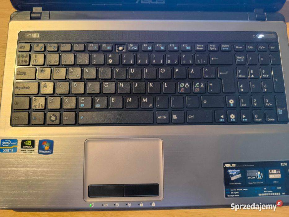 Laptop ASUS K53S I5SSDGT540M8GB DDR3 Przygodziczki