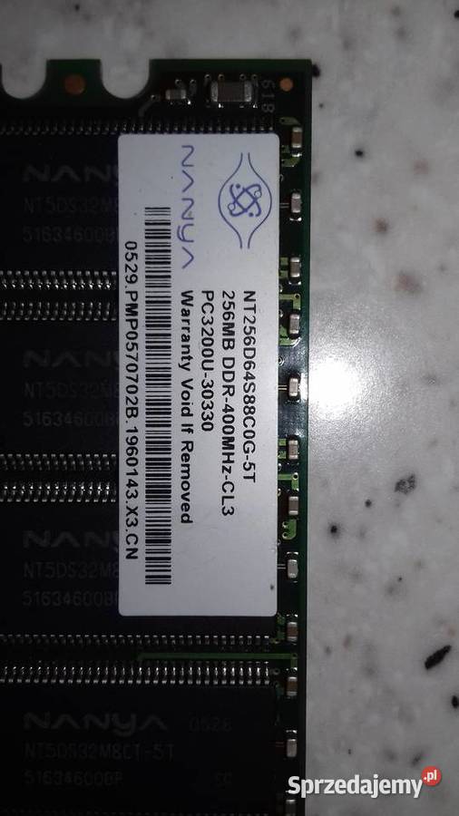 Pamięć RAM DDR 400 MHz