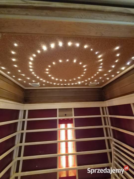 Sauna kabina na podczerwień szklane drzwi LED Nowa Sól