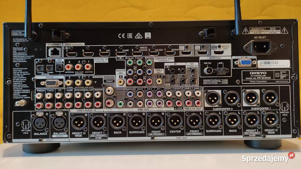 Przedwzmacniacz Procesor kina domowego Onkyo Elektronika