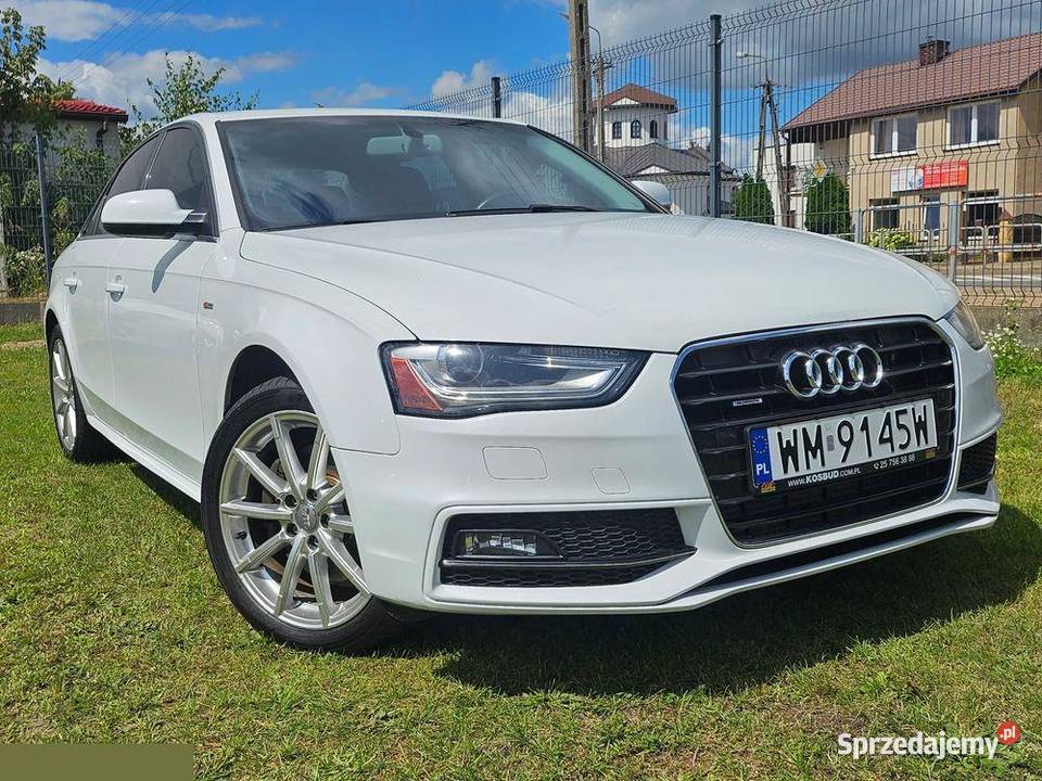 Audi A4 Limousine 20 benzyna 224 4X4 2013r Rok produkcji 2016 Mińsk Mazowiecki